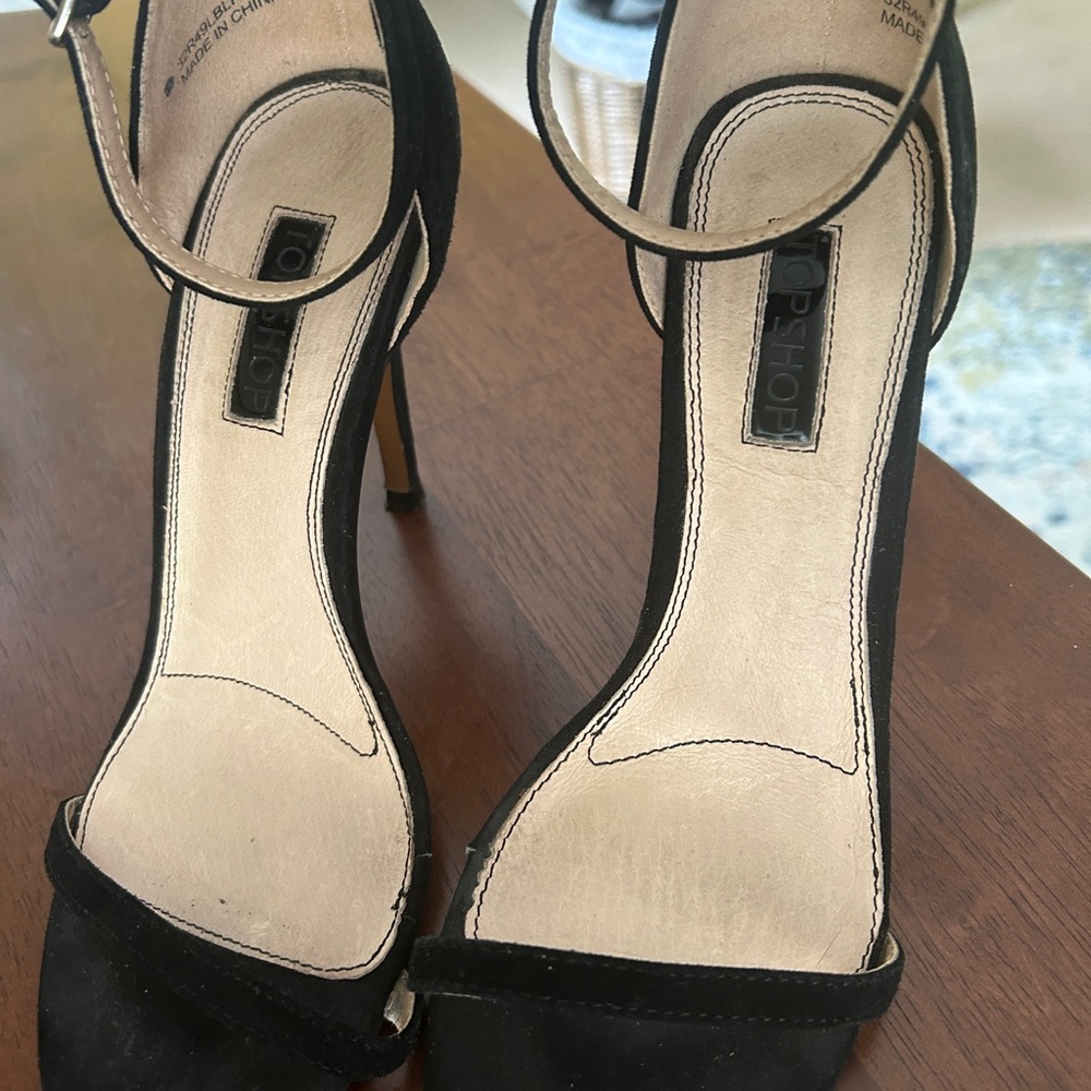 Topshop Elegant Black Heels